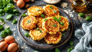 Frittelle di ricotta e basilico in padella: morbide dentro, dorate fuori