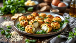 Polpette di spinaci filanti con ricotta: dorate fuori, cuore di mozzarella