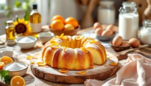 CIAMBELLA ALLE 3 ARANCE allo yogurt, soffice, profumata e senza burro!