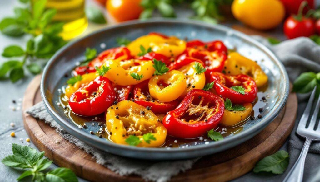 Peperoni arrostiti in friggitrice ad aria: pronti in 20 minuti e si spellano subito