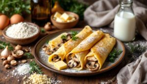 Crepes salate ripiene di funghi e besciamella: ecco come prepararle in anticipo