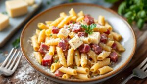 Pasta panna e prosciutto: la versione che piace a tutti