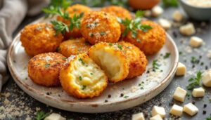 Crocchette di patate in friggitrice ad aria: dorate fuori e filanti dentro
