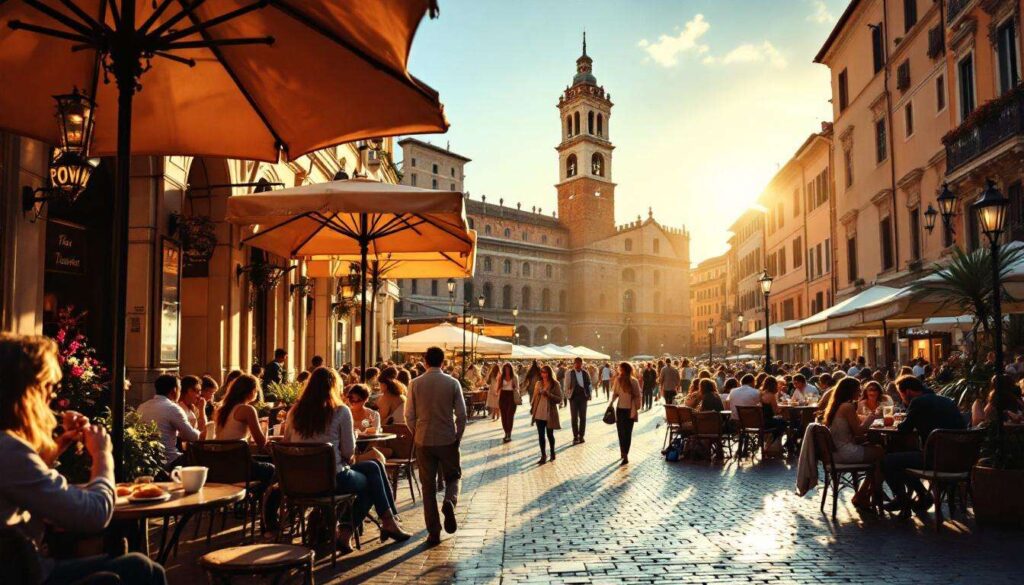 La piazza italiana dove tutti fanno colazione per un motivo ben preciso