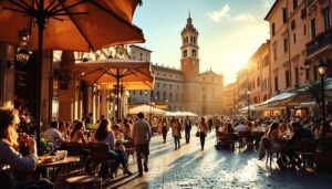 La piazza italiana dove tutti fanno colazione per un motivo ben preciso