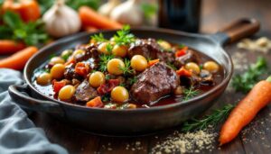 Sperimenta il boeuf bourguignon: una ricetta da maestro che esalta i sapori del vino e della carne tenera
