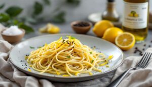 Spaghetti al pepe e limone, e porto il sapore del ristorante a casa con pochi ingredienti