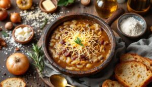 Zuppa di cipolle: ricetta tradizionale della soupe à l’oignon francese