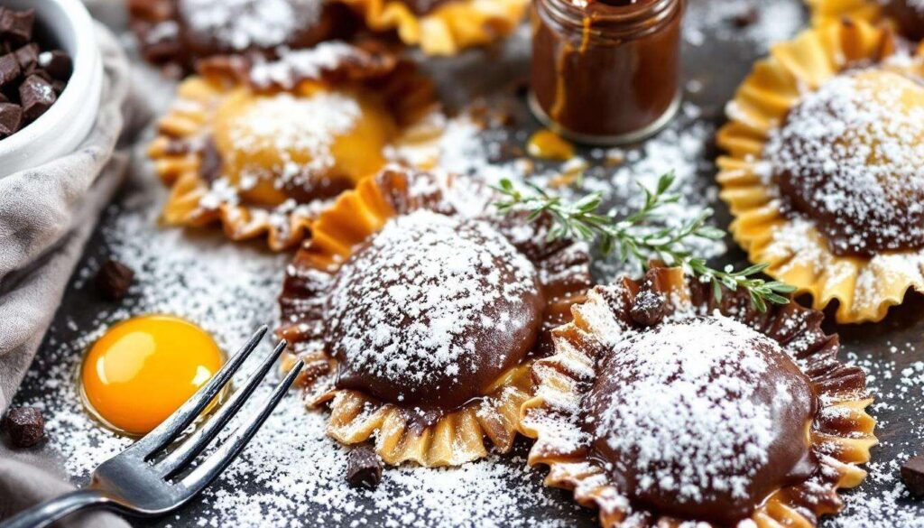 Ravioli soffici al cioccolato: la ricetta dei dolcetti super golosi con solo 2 ingredienti