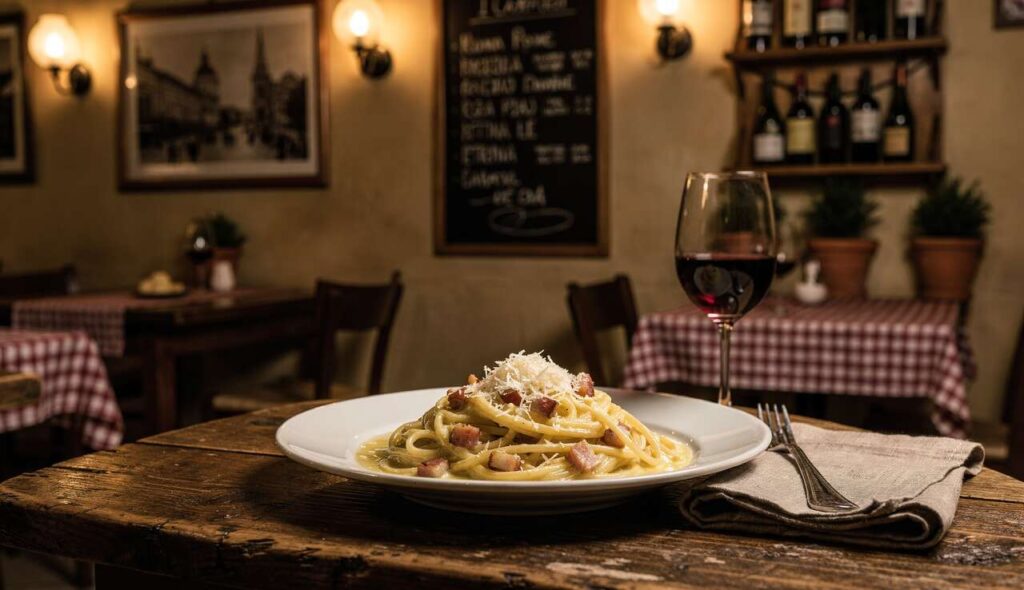 Il ristorante romano che serve la carbonara perfetta: ecco come la preparano